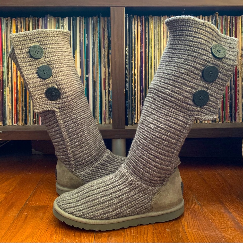 Women’s UGG Classic Cardy Knit Button Boots